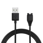 Microsonic Garmin Forerunner 955 için Manyetik USB Şarj Kablosu Siyah [Forerunner 955 ile Uyumlu Şarj Kablosu - Siyah]