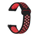 Microsonic Garmin Venu 2 Rainbow Gently Band Kırmızı Siyah Kordon