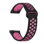 Microsonic Garmin Vivomove HR Rainbow Sport Band Siyah Pembe Kordon
