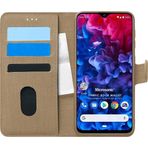 Microsonic General Mobile GM 20 Pro Fabric Book Wallet Gold Cep Telefon Kılıfı