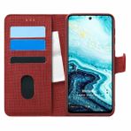 Microsonic General Mobile GM 21 Pro Fabric Book Wallet Kırmızı Cep Telefon Kılıfı