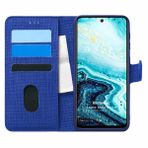 Microsonic General Mobile GM 21 Pro Fabric Book Wallet Lacivert Cep Telefon Kılıfı