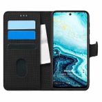 Microsonic General Mobile GM 21 Pro Fabric Book Wallet Siyah Cep Telefon Kılıfı