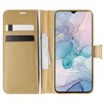 Microsonic General Mobile GM 22 Delux Leather Wallet Gold Cep Telefon Kılıfı