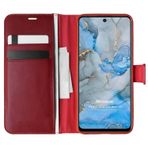 Microsonic General Mobile GM 22 Pro Delux Leather Wallet Kırmızı Cep Telefon Kılıfı