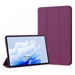 Microsonic Honor Pad X9 için Kılıf Slim Translucent Back Smart Cover Mor [Honor Pad X9 ile Uyumlu Kılıf - Mor]