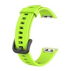 Microsonic Huawei Band 6 için Kordon Silicone Sport Band Yeşil [Band 6 ile Uyumlu Kordon - Yeşil]