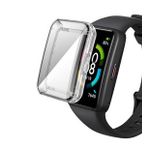 Microsonic Huawei Band 7 Kılıf 360 Full Round Soft Silicone Şeffaf Kardon