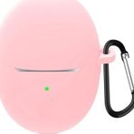 Microsonic Huawei Free Buds 5 Mat Silikon Pembe Kılıf