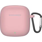 Microsonic Huawei Freebuds SE 2 Askılı Mat Silikon Pembe Kılıf