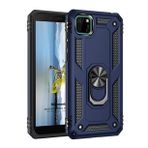 Microsonic Huawei Honor 9S Military Ring Holder Lacivert Cep Telefonu Kılıfı
