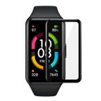 Microsonic Huawei Honor Band 6 Tam Kaplayan Temperli Cam Full Ekran Koruyucu Siyah