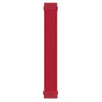 Microsonic Huawei Honor Magic Watch 2 42mm için Kordon, (Large Size, 165mm) Braided Solo Loop Band Kırmızı [Honor Watch Magic 2 42mm ile Uyumlu Kordon - Kırmızı]