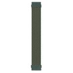 Microsonic Huawei Honor Magic Watch 2 42mm için Kordon, (Large Size, 165mm) Braided Solo Loop Band Koyu Yeşil [Honor Watch Magic 2 42mm ile Uyumlu Kordon - Koyu Yeşil]