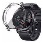 Microsonic Huawei Honor Magic Watch 2 46MM Kılıf 360 Full Round Soft Silicone Şeffaf
