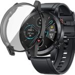 Microsonic Huawei Honor Magic Watch 2 46MM Kılıf 360 Full Round Soft Silicone Siyah
