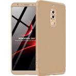 Microsonic Huawei Mate 10 Lite Double Dip 360 Protective Gold Kılıf