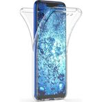 Microsonic Huawei Mate 20 Lite 6 Tarafı Tam Full Koruma 360 Clear Soft Şeffaf Kılıf