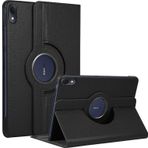 Microsonic Huawei MatePad 11 2023 360 Rotating Stand Deri Siyah Tablet Kılıfı