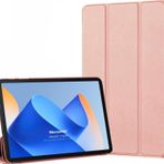 Microsonic Huawei Matepad 11.5 Slim Translucent Back Smart Cover Rose Gold Tablet Kılıfı