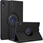 Microsonic Huawei MatePad Air 360 Rotating Stand Deri Siyah Tablet Kılıfı