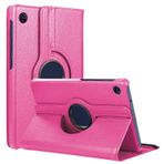 Microsonic Huawei MatePad T10S 360 Rotating Stand Deri Pembe Tablet Kılıfı