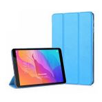 Microsonic Huawei MatePad T8 8'' Kılıf Slim Translucent Back Smart Cover Mavi