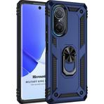 Microsonic Huawei Nova 9 SE Military Ring Holder Lacivert Kılıf