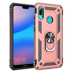 Microsonic Huawei P20 Lite Military Ring Holder Gold Kılıf