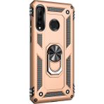 Microsonic Huawei P30 Lite Military Ring Holder Gold Kılıf