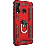 Microsonic Huawei P30 Lite Military Ring Holder Kırmızı Kılıf