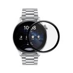 Microsonic Huawei Watch 3 Tam Kaplayan Temperli Cam Full Ekran Koruyucu Siyah
