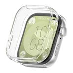 Microsonic Huawei Watch Fit 3 için Kılıf 360 Full Round Soft Silicone Şeffaf [Watch Fit 3 ile Uyumlu Kılıf - Şeffaf]
