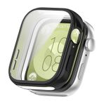Microsonic Huawei Watch Fit 3 için Kılıf 360 Full Round Soft Silicone Siyah [Watch Fit 3 ile Uyumlu Kılıf - Siyah]