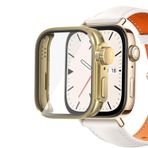 Microsonic Huawei Watch Fit 3 için Kılıf Apple Watch Ultra Dönüştürücü Ekran Koruyucu Kasa Gold [Watch Fit 3 ile Uyumlu Kılıf - Gold]