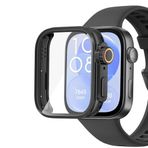 Microsonic Huawei Watch Fit 3 için Kılıf Apple Watch Ultra Dönüştürücü Ekran Koruyucu Kasa Siyah [Watch Fit 3 ile Uyumlu Kılıf - Siyah]