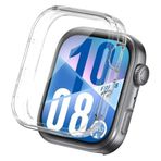 Microsonic Huawei Watch Fit 4 için Kılıf 360 Full Round Soft Silicone Şeffaf [Watch Fit 4 ile Uyumlu Kılıf - Şeffaf]