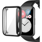 Microsonic Huawei Watch Fit Kılıf 360 Full Round Soft Silicone Siyah