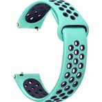 Microsonic Huawei Watch GT 2 46 mm Rainbow Gently Band Yeşil Lacivert Kordon