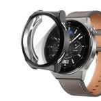 Microsonic Huawei Watch GT 3 Pro 43mm Seramik için Kılıf 360 Full Round Soft Silicone Siyah [Watch GT3 Pro 43mm Seramik ile Uyumlu Kılıf - Siyah]