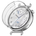 Microsonic Huawei Watch GT 6 41mm Kılıf Ekranı Tam Kaplayan 360 Full Round Soft Silicone Şeffaf [Watch GT 6 41mm ile Uyumlu Kılıf - Şeffaf]