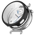 Microsonic Huawei Watch GT 6 41mm Kılıf Ekranı Tam Kaplayan 360 Full Round Soft Silicone Siyah [Watch GT 6 41mm ile Uyumlu Kılıf - Siyah]
