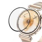 Microsonic Huawei Watch GT 6 41mm Tam Kaplayan Temperli Cam Full Ekran Koruyucu Siyah [Watch GT 6 41mm ile Uyumlu Ekran Koruyucu - Siyah]