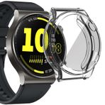 Microsonic Huawei Watch GT Runner için Kılıf 360 Full Round Soft Silicone Şeffaf [Watch GT Runner ile Uyumlu Kılıf - Şeffaf]