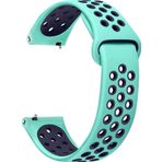 Microsonic Huawei Watch GT Sport Rainbow Gently Band Yeşil Lacivert Kordon