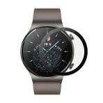 Microsonic Huawei Watch GT2 Pro Tam Kaplayan Temperli Cam Full Ekran Koruyucu Siyah