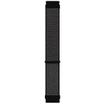 Microsonic Huawei Watch GT3 46 mm Hasırlı Woven Sport Loop Siyah Uyumlu Kordon