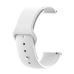 Microsonic Huawei Watch GT3 46 mm Silikon Sport Band Beyaz Uyumlu Kordon
