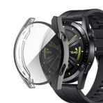 Microsonic Huawei Watch GT3 46mm için Kılıf 360 Full Round Soft Silicone Siyah [Watch GT3 46mm ile Uyumlu Kılıf - Siyah]