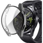 Microsonic Huawei Watch Gt3 46MM Kılıf 360 Full Round Soft Silicone Siyah